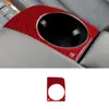 Aplicable a 07-15 Audi Q7 panel decorativo de fibra de carbono para portavasos de reposabrazos central, pasta, montaje de decoración interior