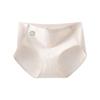 Roupa Íntima Feminina de Algodão Colorido Natural 2025 Novo Estilo Entreperna Antibacteriana Estendida Algodão Colorido Medicinal Tamanho Grande Calcinha Seamless de Cintura Média