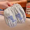 Calentadores de Manga Estilo Coreano para Niños, Fundas de Manga Bordadas Engrosadas para Bebé, Mangas Protectoras para Bebés para Otoño e Invierno, Puños de Manga Anti-Suciedad para Niños y Niñas