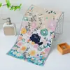 Toalla de gasa de algodón puro de cuatro capas para adultos, absorbente y de secado rápido, adecuada para bañar gatos, diseño lindo, nuevo para mujeres