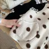 Fair Isle. Chaleco Perezoso para Mujer Otoño/Invierno Nuevo Estilo Coreano Ropa de Casa Ropa Exterior Holgado Casual Cálido Polar Chaleco Cálido