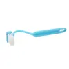 Cepillo para inodoro de baño con mango largo para limpiar esquinas muertas cepillo de limpieza cepillo de plástico en forma de V para el interior curvo del inodoro