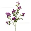 2 tallos pequeños de rosa, flores artificiales para decoración del hogar, arreglos de boda, arreglos florales, arte floral de tela de alta gama, flores falsas