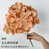 Flores artificiais em tons de marrom para casamentos, decorações de local de casamento em tons de marrom escuro, flores artificiais para decoração de teto, arranjos de flores artificiais atacado