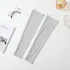 Mangas de Verano de Seda de Hielo con Protección Solar para Mujer, Mangas de Hielo Transpirables de Nailon Anti-UV para Ciclismo y Conducción al Aire Libre, Protección para Brazos al por Mayor