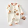 Ropa de Bebé Anyang Ropa de Bebé Primavera Otoño e Invierno Ropa de Escalada Cálida de Tres Capas Ropa para Bebé Niña Luna Llena Algodón Ropa para Estar en Casa
