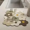 Esterilla para Fregadero de Cocina Aislamiento Térmico para Encimera Esterilla Anti-quemaduras Estilo Ins Esterilla Antideslizante para el Hogar para Mesa de Comedor Esterilla Absorbente de Diatomeas Sin Lavado