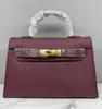 Bolsa Kelly Colorida Mais Vendida no Aliexpress, Bolsa de Mão Feminina Moda Europeia e Americana, Bolsa de Ombro Único Transversal de Alto Padrão para Mulheres