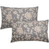 Fronha Floral Retrô Mais Vendida Transfronteiriça Almofada Creme Estilo Country Amazon Almofada Decorativa para Sofá de Casa Mesinha de Cabeceira