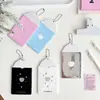 Porta-Cartão Animal Borrado Original 3 polegadas Porta-Cartão de PVC Porta-Cartão Caça às Estrelas Cartão Pequeno Armazenamento Aleatório de Cartões Bolsa para Cartões Capa Protetora para Porta-Cartões