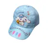 Boné de beisebol com estampa de desenho animado transfronteiriço, chapéu de sol para meninos e meninas, boné com proteção solar de comércio exterior, boné de rede fina infantil para meninas