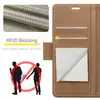 Compatible con Samsung Z Fold 8 Ultra, funda de teléfono con ranura para tarjeta, tapa abatible con cierre magnético para Fold7, funda con protección antirrobo