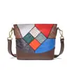 Bolso de Mujer de Costura Nueva Transfronterizo Bolso Tote Cuero Genuino Bolso Pequeño Simple Piel de Vaca Diamante Bohemio Bolso de Hombro Cruzado