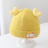 Chapéu de bebê fofo super fofo primavera e outono tricô infantil gorro de lã estilo coreano meninos e meninas outono e inverno infantil
