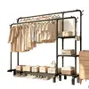 Perchero de pie, perchero para dormitorio, tendedero móvil para balcón, perchero para exhibición de ropa en tienda