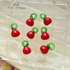 [Fruta de Asia Occidental] Sandía Manzana Cuentas de Vidrio Cuentas Hecho a Mano Material DIY Pulsera Accesorios de Joyería