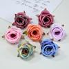 Flores de Rosa Pequeñas Retro Simuladas Capullos de Té de Otoño Material para Arreglos Florales DIY Decoración de Souvenir Producción de Tocado Étnico