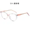 Transfronterizo Sudamérica Nuevo Estilo TR90 Inserto de Patilla Moda Femenina Tendencia Marco de Gafas Ópticas Anti Luz Azul En Stock Venta al Por Mayor