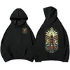 Sudadera con Estampado de Faro Esqueleto Parkway Drive Banda de Rock Moda Sudadera Manga Larga Invierno Forro Polar