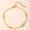 CDD Joyería de cobre con incrustaciones de circonio japonesa y coreana pulsera de ojo dulce y genial de personalidad pulsera Joker para mujer fabricantes de origen Amazon al por mayor