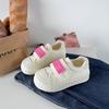 Love dream creme branco velcro cabeça redonda all-match alto fundo grosso feminino estudante retro cano baixo sapatos de prancha TP327