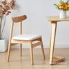 Silla de comedor silla de escritorio estilo nórdico japonés silla de roble respaldo de silla silla de escritorio Silla Horn silla de comedor de madera maciza