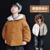 Chaqueta Ligera de Algodón para Niños Invierno 2026 Estilo Nuevo Ropa de Algodón para Niños Invierno Guapo Reversible Abrigo de Algodón para Bebé Niño Moderno