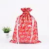 Nueva Bolsa de Regalo de Navidad con Cordón Bolsillo de Papel de Aluminio para Halloween Bolsa de Regalo de Dulces Bolsa Creativa Al Por Mayor