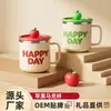 Caneca Apple Personalidade Criativa Aço Inoxidável 304 Alta Aparência Selada à Prova de Vazamentos Copo para Beber Copo Conveniente para Exterior