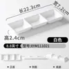 Vajilla de melamina imitación porcelana comercial creativa plato de tres compartimentos para barbacoa plato para condimentos de sabor tienda de hot pot plato rectangular para salsa de soja condimentos de chile