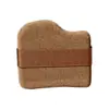 Set de Caja de Borlas de Polvo de Galleta de Chocolate Borla de Polvo de Cojín de Aire Borla de Polvo Flocada Maquillaje Especial Huevo de Belleza