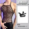 Nuevo Conjunto de Lencería Erótica para Hombre de Lobe, Transparente con Calados Sexy Pura Pasión Ropa de Dormir, Ropa de Malla Seductora, Combinación Tallas Grandes