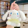 Chaveiro de ovelha de pelúcia fofo, boneca de pelúcia, pingente de bolsa para casal, brinquedo de máquina de pegar pelúcias, acessório de presente
