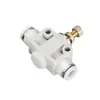 Conector Rápido Neumático para Tubería de Aire Conector Rápido Válvula de Mariposa Tipo Tubería Lsa Conector Rápido para Tubería de Aire Azul y Blanco