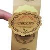 Máquina de rolo de fábrica de impressão etiqueta adesiva transparente de PVC hot stamping logotipo adesivo impermeável vedação rotulagem