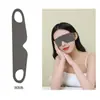 Mascarilla para Ojos de Seda de Hielo, Completamente Elástica, Cápsula de Viaje Bloqueadora de Luz, Mascarilla de Ojos de Verano con Orejas Lista para Usar, Mascarilla para Ojos para Dormir Colgante Drop-Shipping
