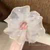 Goma para el pelo fruncida de estilo casual para mujer, banda elástica de alta gama para el cabello, nuevo accesorio para el cabello estilo coreano 2026 para peinados de moño