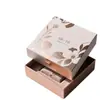 Caja de joyería de alta gama hecha a medida con tapa y base, caja de regalo creativa para joyería, caja de embalaje de recuerdo de negocio exquisita hecha a medida