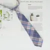 Camisa Pequeña de Estilo Japonés con Corbata Falsa 'Gentle Breeze' para Mujer, Versátil Cuadros, Sin Corbata, Uniforme Estudiantil para Chicas Universitarias