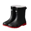 Zapatos de Pesca Antideslizantes Engrosados, Botas de Lluvia, Resistentes al Desgaste, de Caña Alta, Modernos, de Caña Media, Cálidos, Suela Gruesa, Talla Grande, Zapatos de Suela Blanda