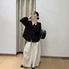 ¡Ruiyi estilo coreano suave! 2026 Otoño Nuevo Elegante Versátil Cuello Corbata Casual Camisa Top
