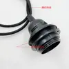 Araña araña alambre trenzado casquillo E27 tornillo grande soporte de montaje abierto portalámparas pantalla fija doble anillo casquillo de lámpara accesorios de iluminación