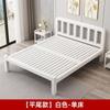 Cama de hierro para el hogar, cama doble de 1,5 m, cama de hierro reforzado y engrosado, cama individual de acero inoxidable, cama de 1,8 m con estructura de hierro para habitación de alquiler