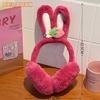 Creativas Orejeras de Peluche de Estrella Lindas Moda Estudiantil Orejeras Combinables Corazón de Niña Invierno Cálido Protección Antihielo para las Orejas Bolsa
