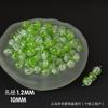 Contas de Vidro Burst Burst 10mm Rachadura de Gelo Contas Burst de Cor Dupla Contas para Pulseira DIY Feita à Mão Contas Espalhadas