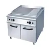 Chapa Elétrica Vertical com Assento de Gabinete Comercial de Alta Potência Espessada Aço Inoxidável Chapa de 1/3 com Forno