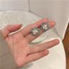 Broche de camélia estilo coreano estilo Chanel pino esmaltado retro francês brincos conjunto de acessórios corsage em estoque