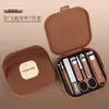 Conjunto de Cortadores de Unha com Recurso Anti-Salpicos, Cortadores de Unha Portáteis para Uso Doméstico com Alça, Ferramentas de Manicure e Nail Art, Venda Direta