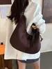 Bolsa de Ombro Transfronteiriça Estilo Coreano, Moda para o Dia a Dia, Grande Capacidade, Versátil, Tendência, Alta Qualidade, Vintage Fosco, Bolsa Dumpling