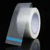 Fita de Fibra Transparente, Alta Viscosidade, Cola Sem Resíduos, Fixação Forte, Malha Listrada Tênsil, Atacado de Fita de Fibra de Vidro